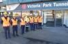 A small team of members complete a familiarisation visit to the new Victoria Park tunnel