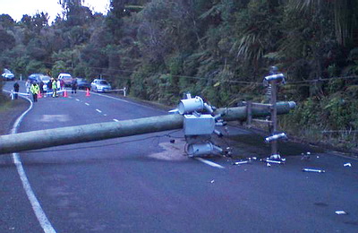 Power Lines Down - Piha