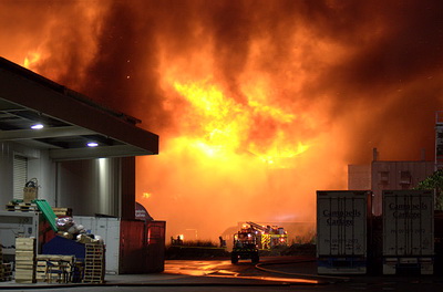 Building Fire - Southdown